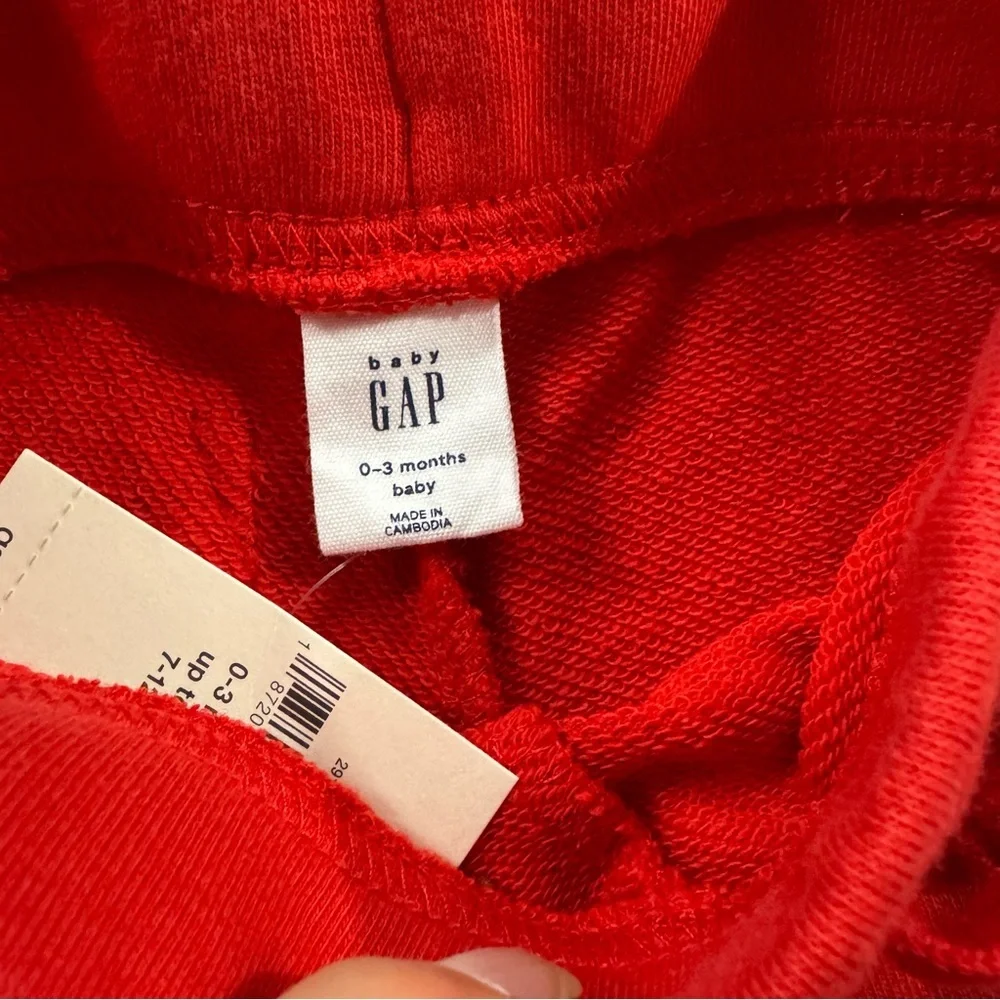 503. NWT GAP Red Knit Hoodie and Pants Set for Kids